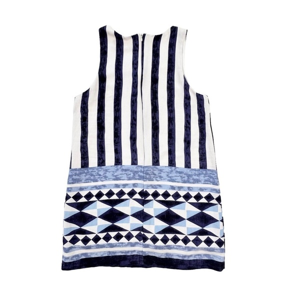 Lulu’s navy blue nautical stripe tank shift mini dress small summer vacation - Picture 10 of 16